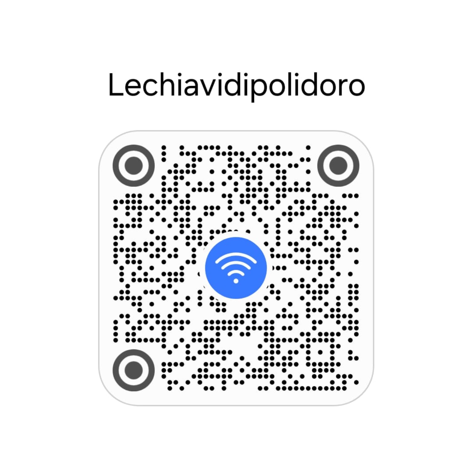 QR Wi‑Fi